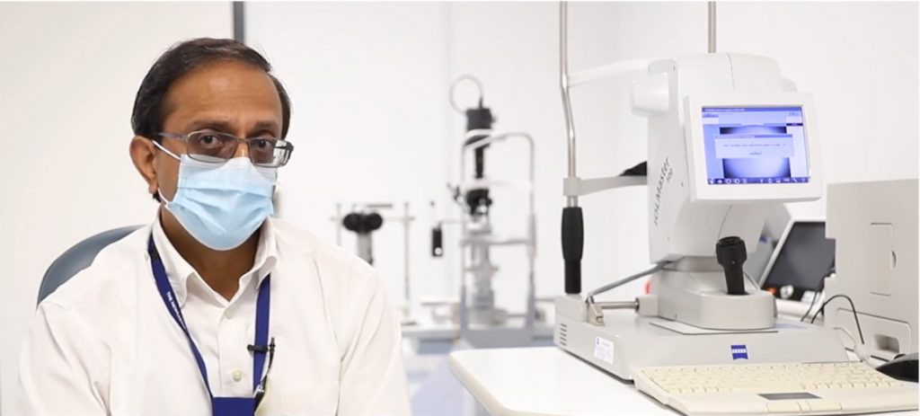 Consultant Ophthalmologist and Clinical Lead, Krishnamoorthy Narayanan