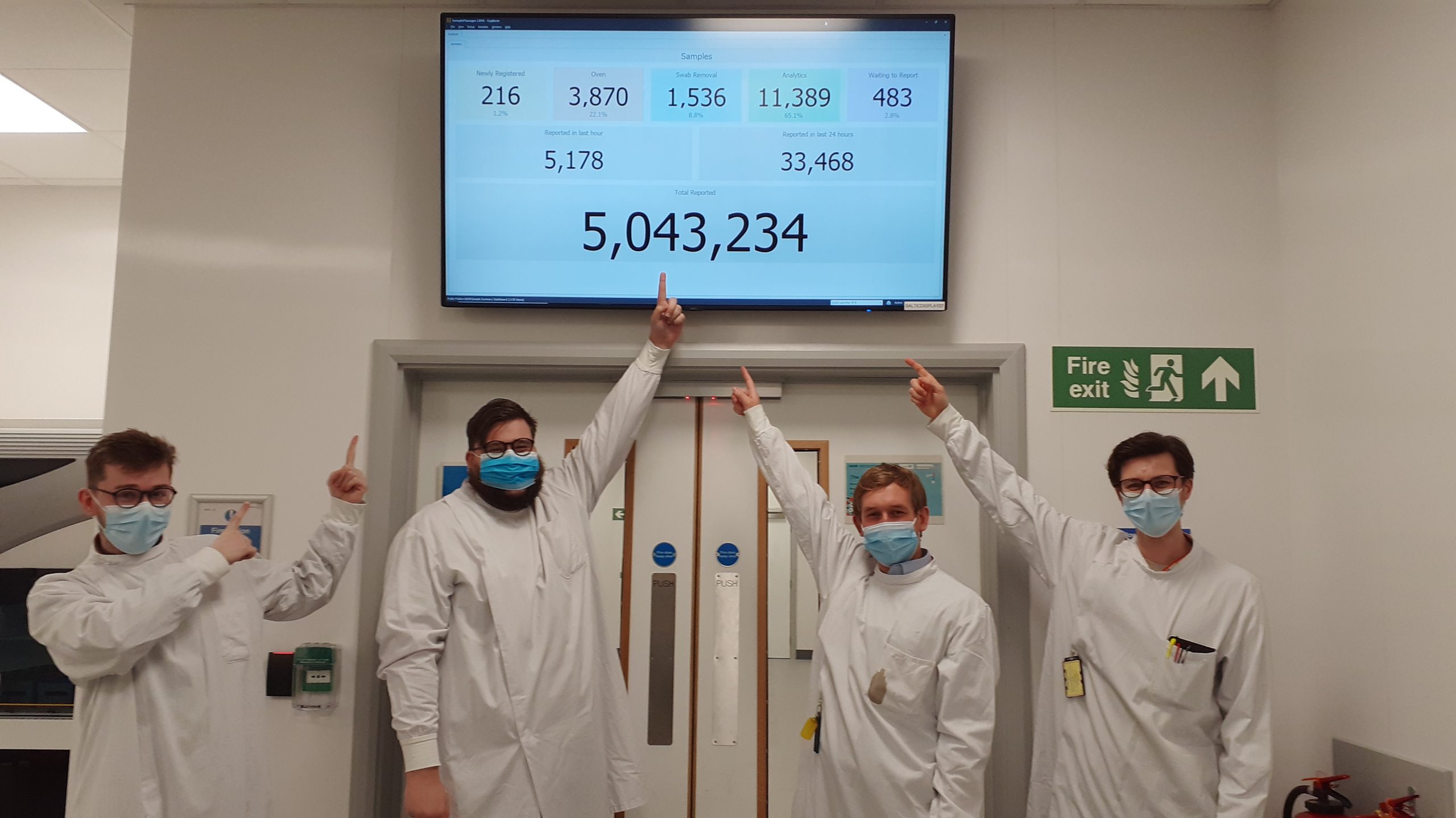 Region’s Lighthouse Lab processes around a million tests a month to