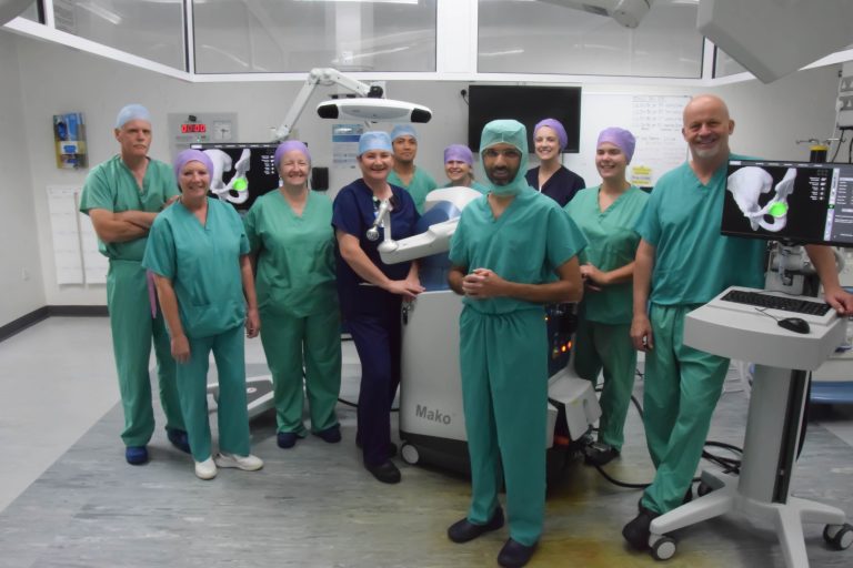 Robotic hip replacement performed in northern first Newcastle