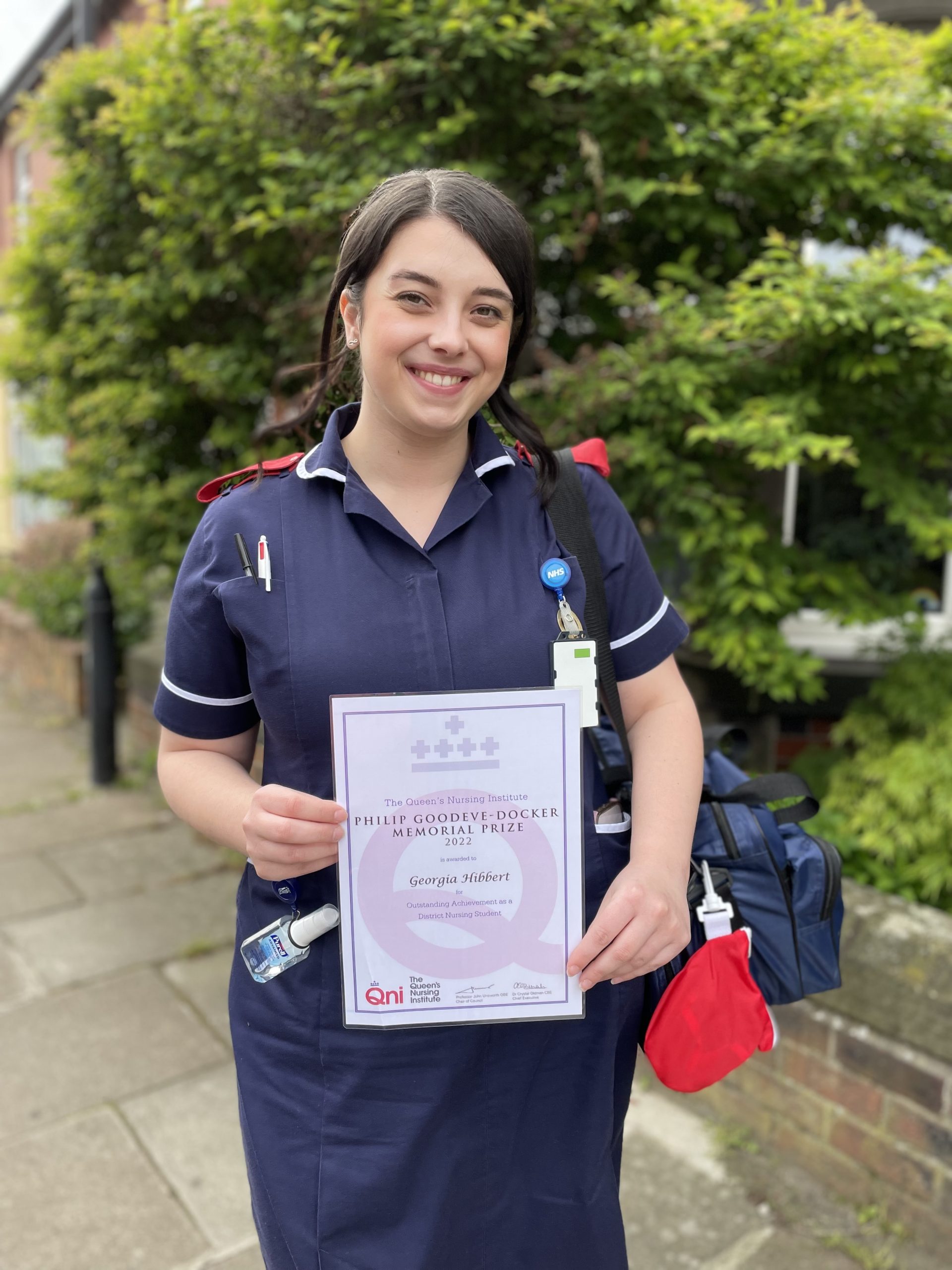 District Nurse awarded national Philip Goodeve Docker Memorial Prize