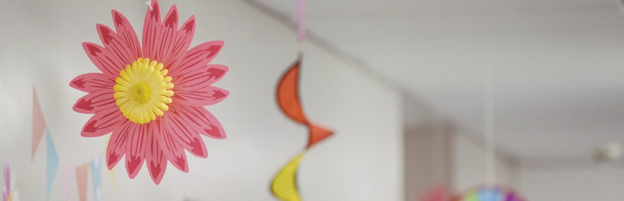 Decorations on the children's wards