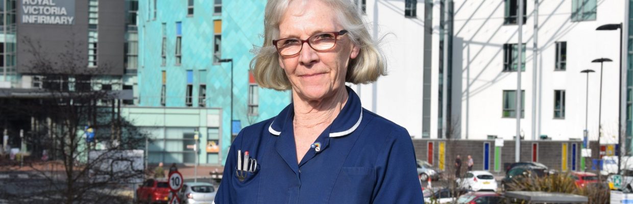 Sister Larraine Gaffing retires from the Great North Children's Hospital after over 45 years of NHS service
