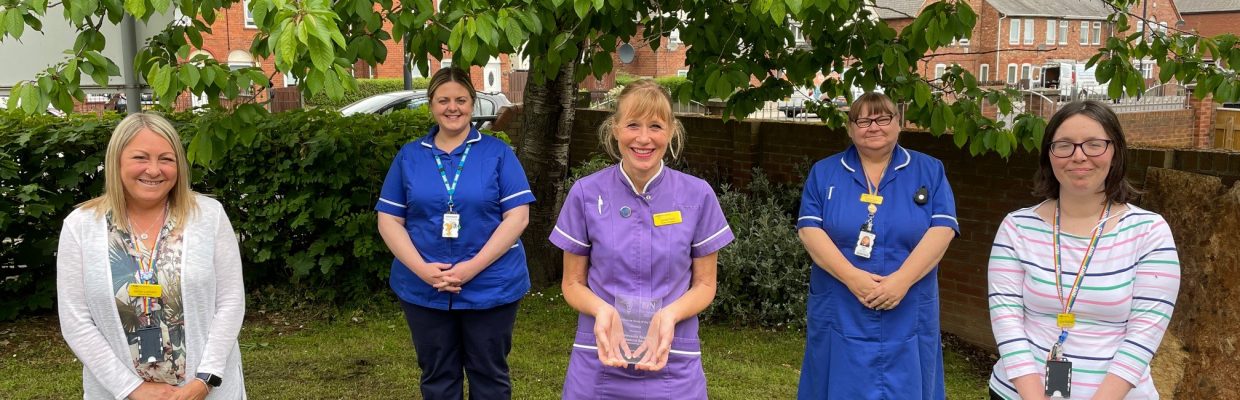 Newcastle Specialist Continence Team with BJN Award
