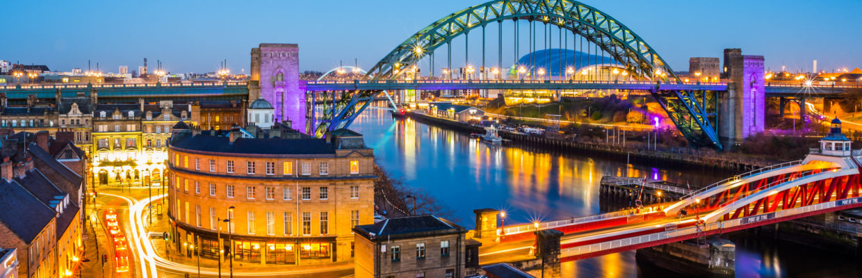Newcastle at night