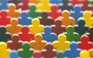Photo of wooden figures of all different colours