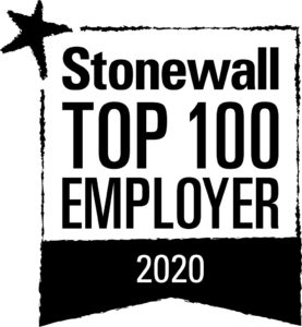 Stonewall Top 100 Employer 2020