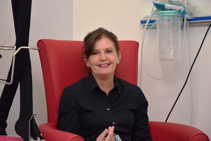 Cancer patient Professor Jane Turner from Medomsley in Consett, County Durham is currently undergoing treatment at the Northern Centre for Cancer Care, and is in full support of the advice given by Newcastle’s cancer experts.