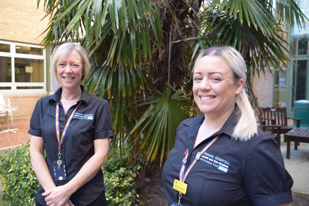 Karen Wilson and daughter Steph Leech who both work as catering supervisors for Newcastle Hospitals