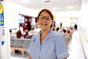 Margaret Burns, Staff Nurse for Newcastle Eye Centre Outpatients