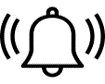 Illustration of bell alarm sounding. 