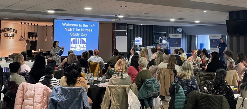 Sister Sarah Jack opening the Endoscopy Nurses Study Day in April 2024