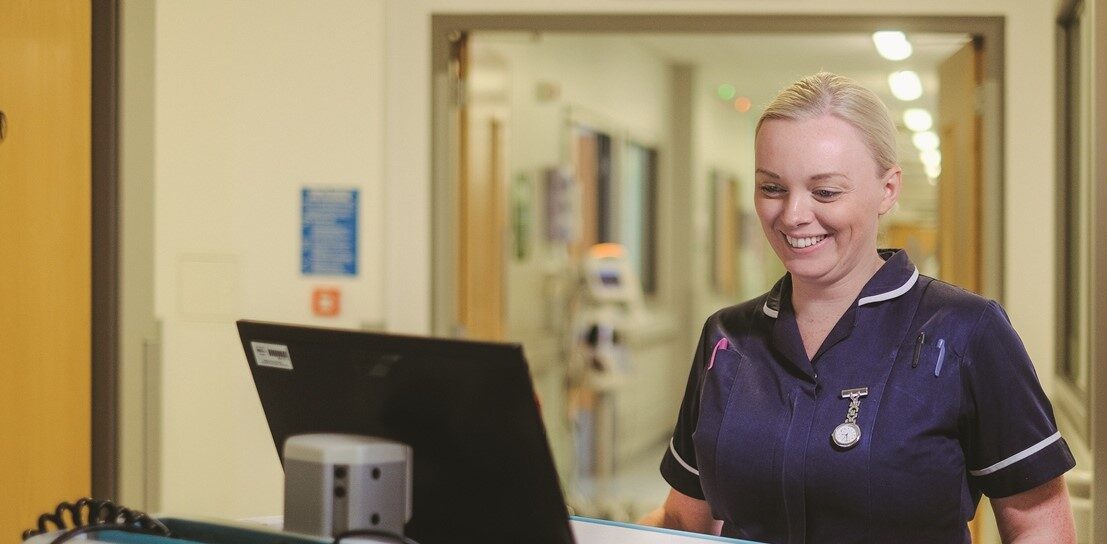 Photo of Ward Sister on Ward 34 of the Northern Centre for Cancer Care