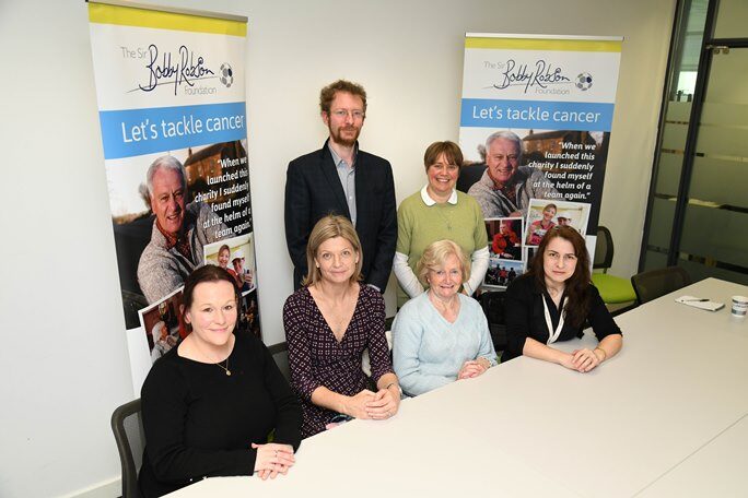 The Sir Bobby Robson Foundation cancer trials team.