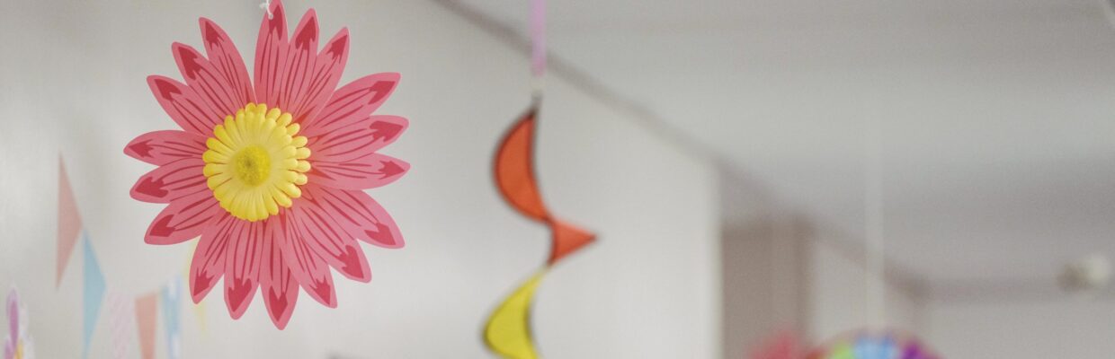 Decorations on the children's wards