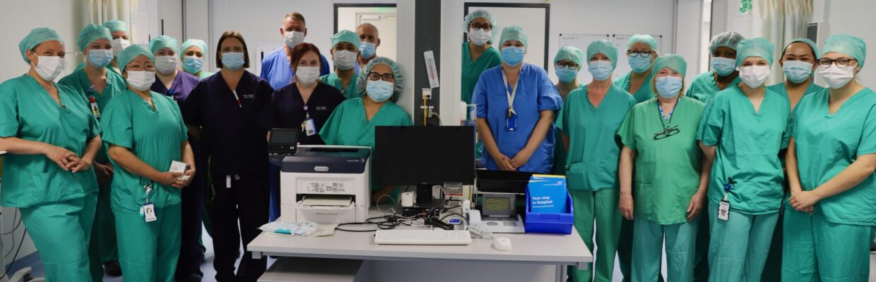 A photo of the cataract team