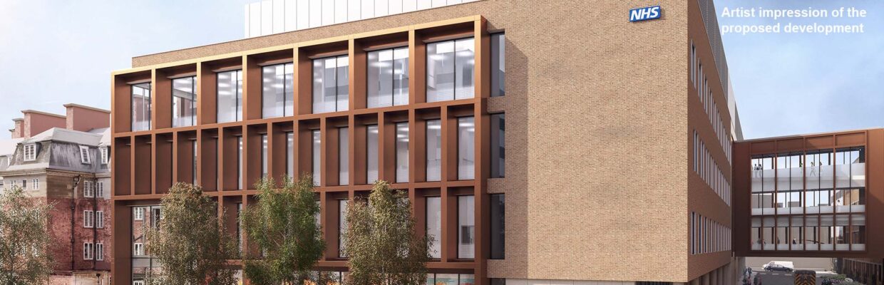 An artist impression of the new specialist hospital development