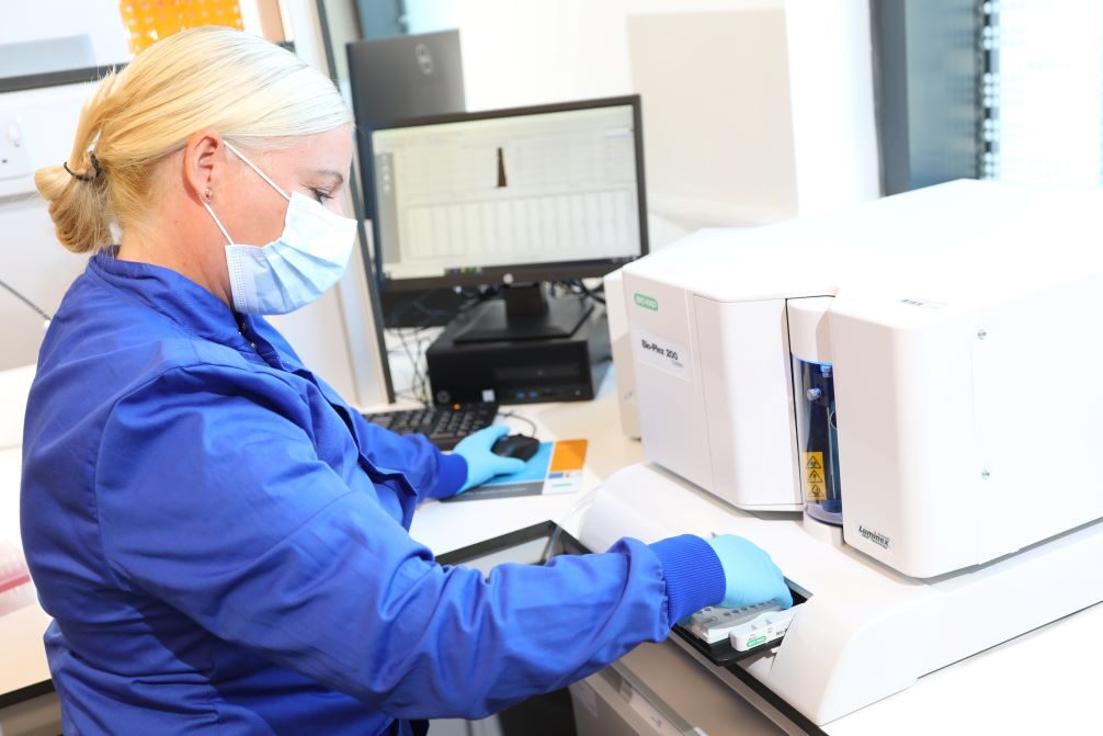 Press - Dr Caroline Wilson in the innovation lab