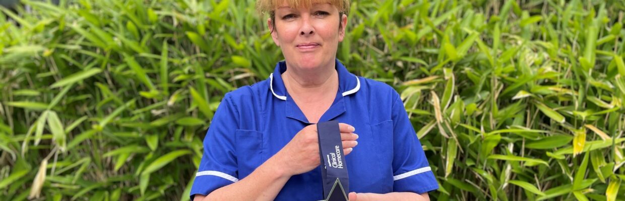 Senior sister Jen Steedman has been recognised with a Cavell Star Award for going above and beyond for her patients during the height of the pandemic