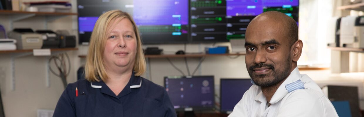 Sister and Staff Nurse on Coronary Care Unit