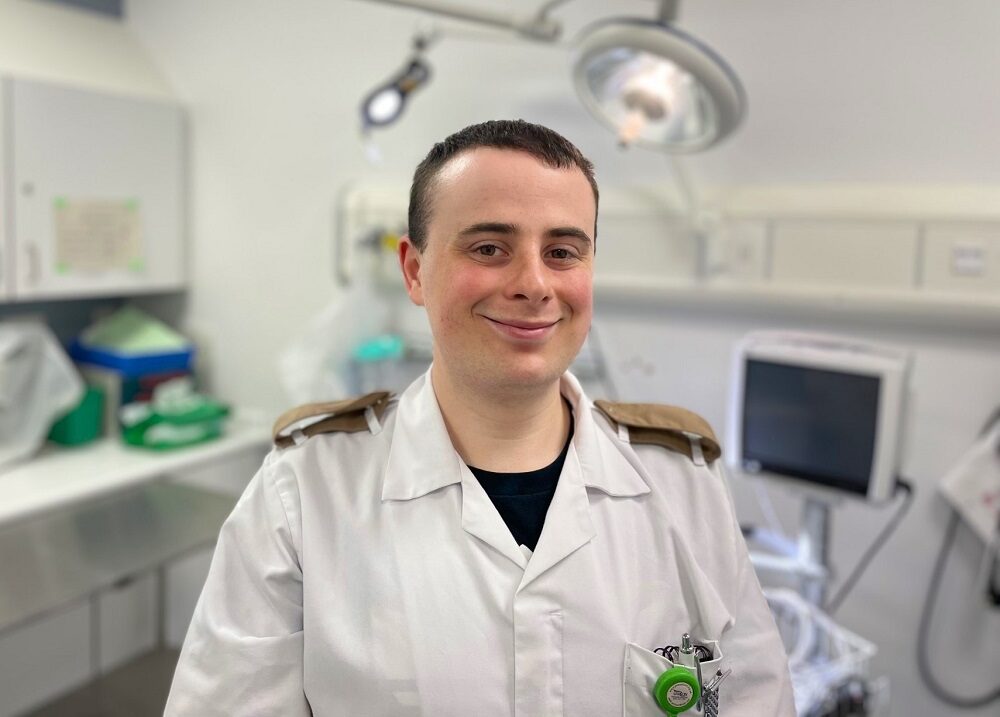 Jake Middleton is a Healthcare Apprentice on Renal Ward 32 at the Freeman Hospital
