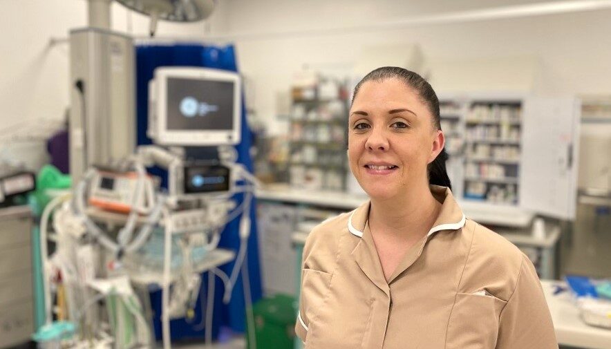 Michelle Wray is a healthcare assistant ED RVI