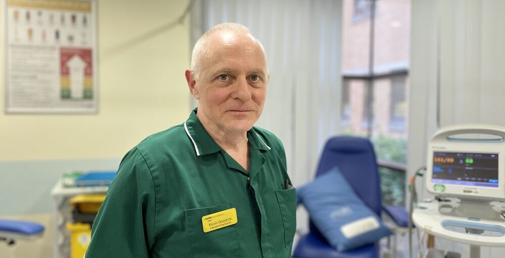 Kevin Goodrick is an Assistant Practitioner in the RVI's Same Day Emergency Clinic