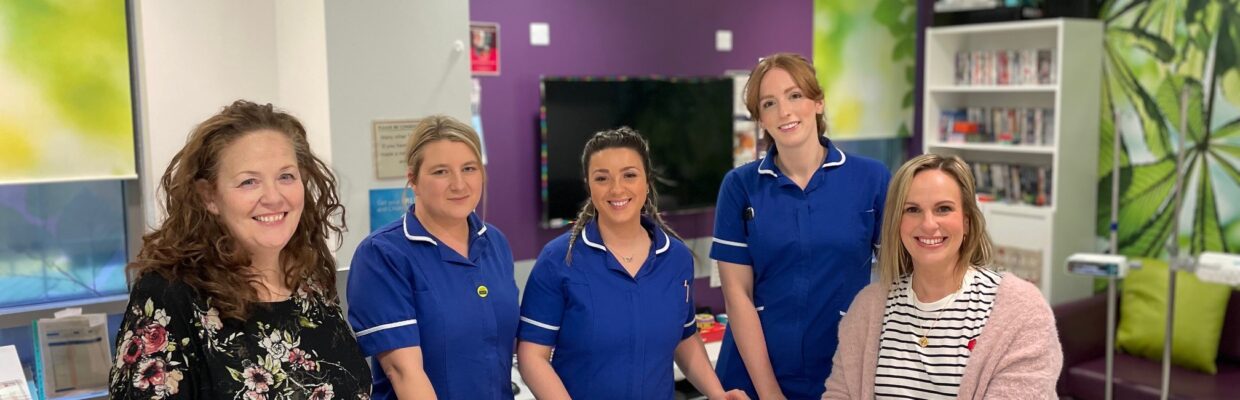 A photo of the teenage and young adults cancer team