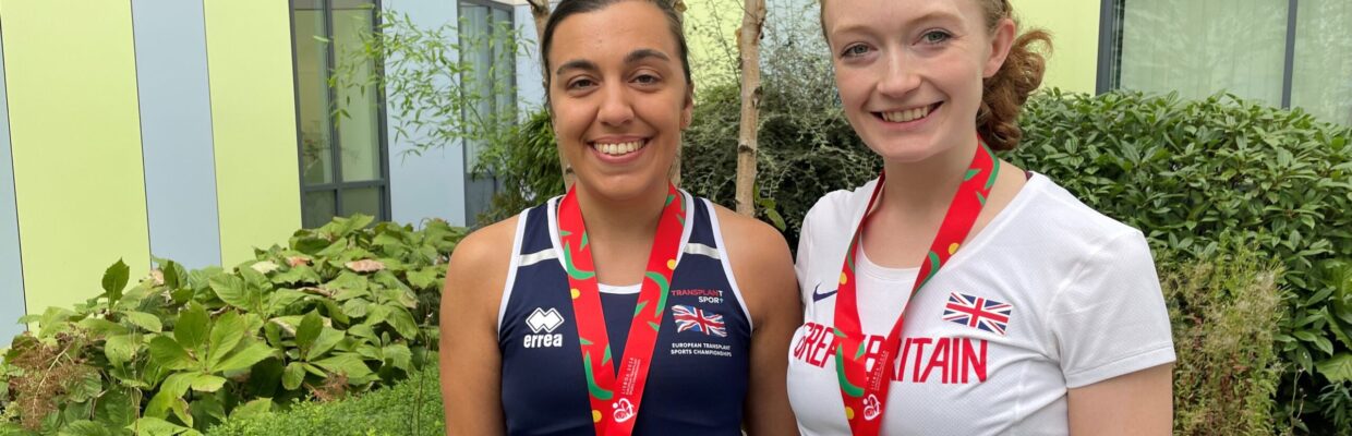 CROP Georgia and Charlotte with their medals landscape