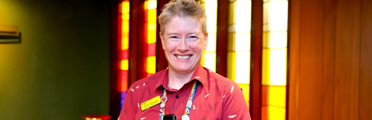 A portrait of Reverend Captain Katie Watson