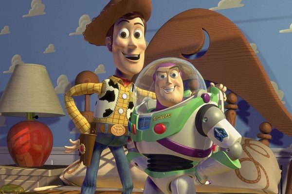 Woody and Buzz from Toy Story.