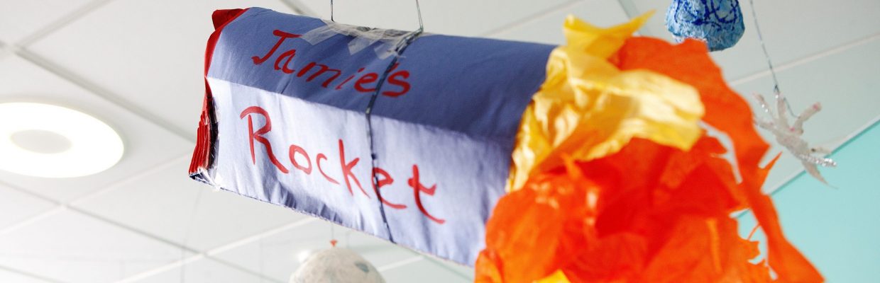 Childrens Hospital Rocket Decoration