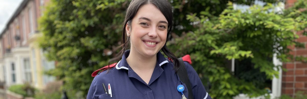District nurse Georgia Hibbert has received a Queens Nursing Institute (QNI) award for her outstanding performance whilst completing a Master’s Degree at Northumbria University.