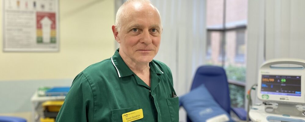 Kevin Goodrick is an Assistant Practitioner in the RVI's Same Day Emergency Clinic