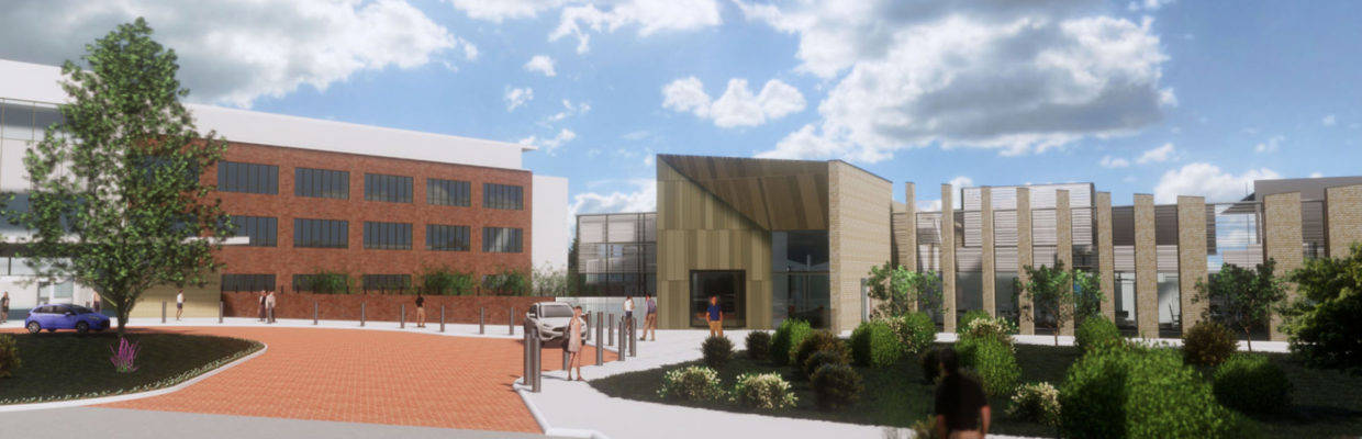 Artists impression of Carlisle Cancer Centre